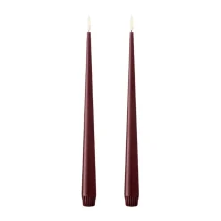Sale Ester & erik Velas LED , 2-pack, 44/2 Deep Wine , 30 cm Rojo