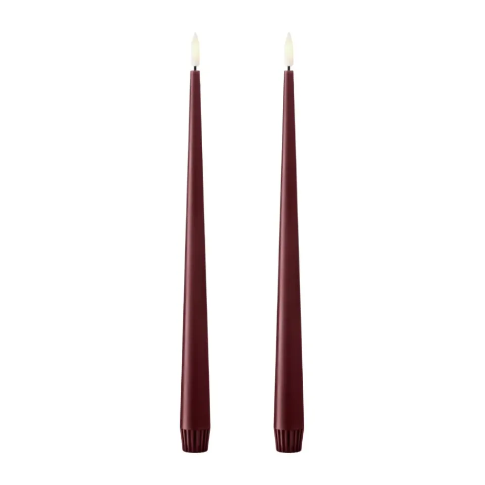 Sale Ester & erik Velas LED , 2-pack, 44/2 Deep Wine , 30 cm Rojo