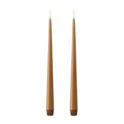 Online Ester & erik Velas LED , 2-pack, 23 Raw Toffee , 30 cm Marrón