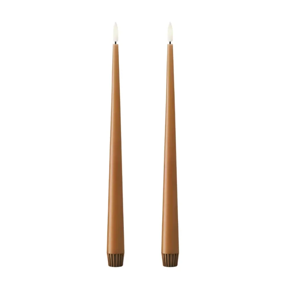 Online Ester & erik Velas LED , 2-pack, 23 Raw Toffee , 30 cm Marrón