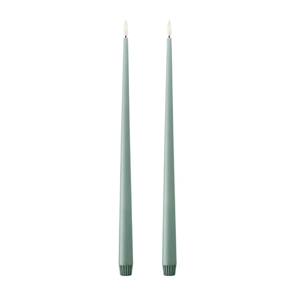 Best Ester & erik Velas LED , 2-pack, 67 Jade stone, 40 cm Verde