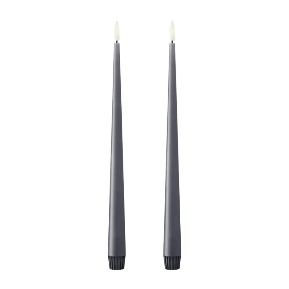 Sale Ester & erik Velas LED , 2-pack, 74 Dark Slate , 30 cm Gris