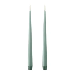 Best Ester & erik Velas LED , 2-pack, 67 Jade stone , 30 cm Verde