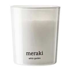 New Meraki Velas perfumadas 12 horas 12, 2-pack, White garden Blanco