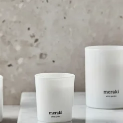 New Meraki Velas perfumadas 12 horas 12, 2-pack, White garden Blanco