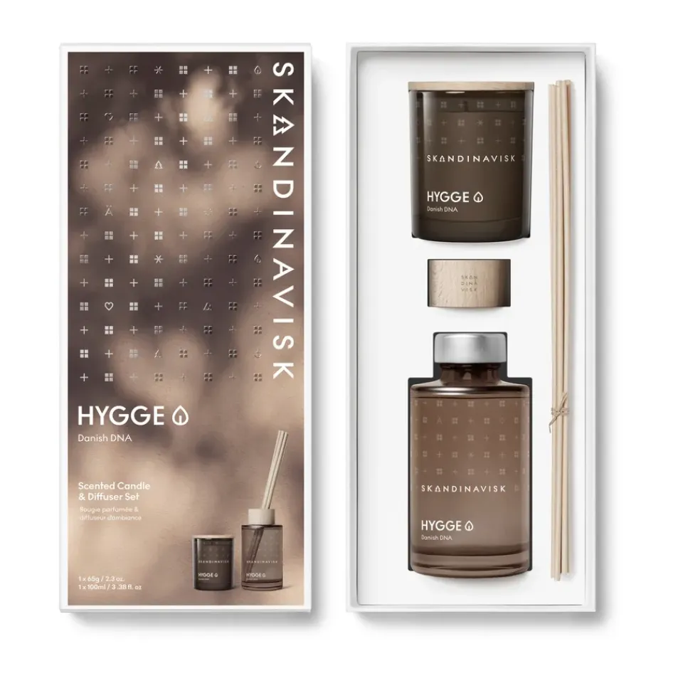 Online Skandinavisk Velas perfumadas y difusores de fragancia HYGGE, 65 g + 100 ml Marrón