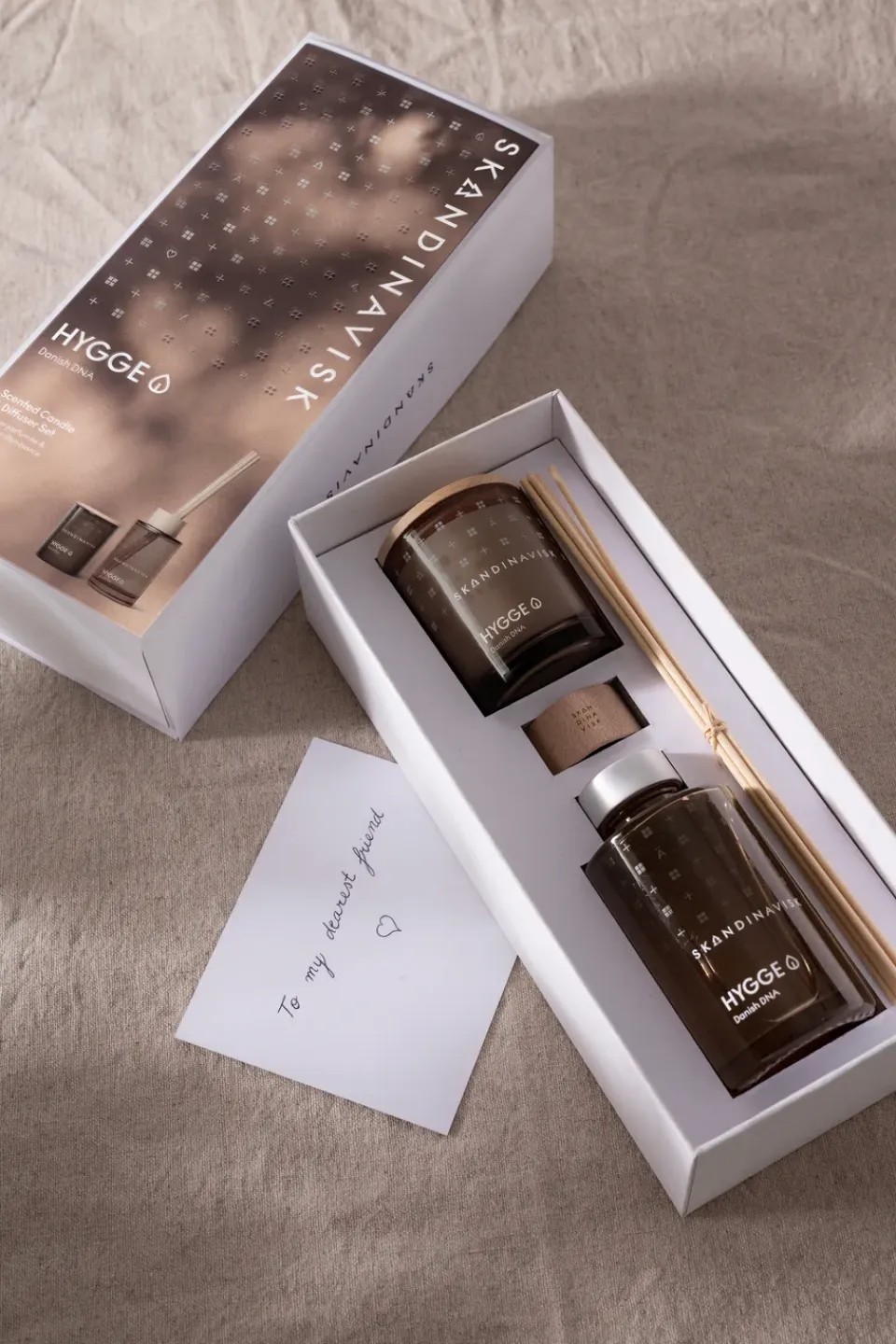 Online Skandinavisk Velas perfumadas y difusores de fragancia HYGGE, 65 g + 100 ml Marrón
