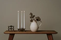 Outlet STOFF Velas ester & erik large 4-pack, White Blanco