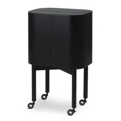 Outlet Northern Vitrina bar con ruedas Loud , Negro