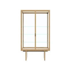 Best GUBI Vitrina Private, Vidrio, roble teñido claro Transparente