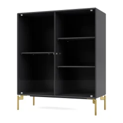 Discount Montana Vitrina Ripple II 69,6x82,2x30 cm, Anthracite-ben brass Gris