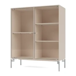 Outlet Montana Vitrina Ripple II 69,6x82,2x30 cm, Clay-ben chrome Gris
