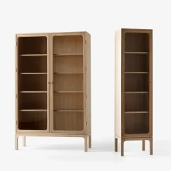 New &Tradition Vitrina Trace SC88 120x192x40 cm, Natural naturalal oak Marrón