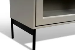 Online Mavis Vitrina Volt 130 cm , Detalles en negro Beige