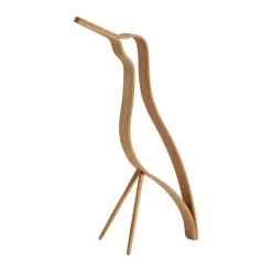 Best Cooee Design Woody bird high 25 cm, Oak Marrón